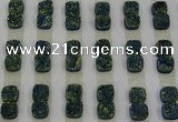 CGC218 10*10mm square druzy quartz cabochons wholesale