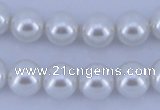 CGL07 5PCS 16 inches 16mm round dyed glass pearl beads wholesale