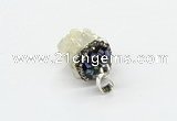 CGP3182 15*20mm - 15*35mm nuggets plated druzy quartz pendants