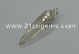 CGP3225 12*45mm - 15*65mm sticks rose quartz pendants