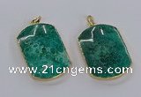 CGP3338 35*45mm - 35*50mm fossil coral pendants wholesale