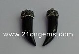 CGP336 10*45mm - 12*50mm oxhorn agate pendants wholesale