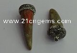 CGP397 18*60mm ox horn pendants wholesale