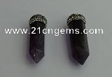 CGP412 12*45mm - 15*50mm sticks amethyst pendants wholesale