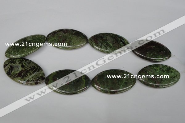 CGR30 15.5 inches 30*50mm marquise green rain forest stone beads