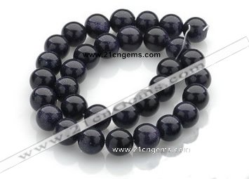 CGS03 15 inches 12mm round blue goldstone beads Wholesale