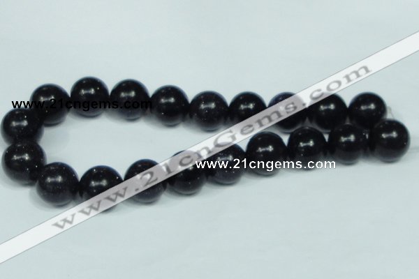 CGS104 15.5 inches 20mm round blue goldstone beads wholesale
