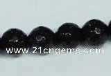 CGS108 15.5 inches 12mm faceted round blue goldstone beads wholesale