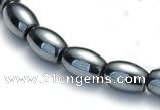CHE50 15.5  inches 3*5mm rice shape hematite beads Wholesale