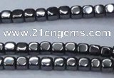 CHE818 15.5 inches 4*4mm dice hematite beads wholesale