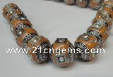 CIB133 18mm round fashion Indonesia jewelry beads wholesale