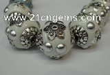CIB220 18mm round fashion Indonesia jewelry beads wholesale