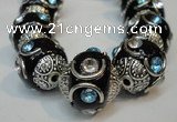 CIB237 15mm round fashion Indonesia jewelry beads wholesale