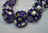 CIB366 23mm round fashion Indonesia jewelry beads wholesale