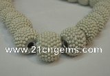CIB390 15mm round fashion Indonesia jewelry beads wholesale