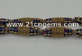 CIB609 16*60mm rice fashion Indonesia jewelry beads wholesale