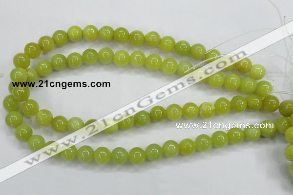 CKA05 15.5 inches 10mm round Korean jade gemstone beads