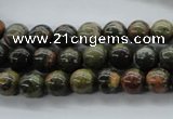 CKJ170 15.5 inches 8mm round New kambaba jasper beads wholesale
