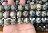 CKJ419 15.5 inches 16mm round k2 jasper beads wholesale