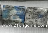 CKJ451 15.5 inches 12*14mm - 14*16mm rectangle natural k2 jasper beads