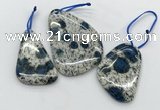 CKJ495 25*35mm - 40*55mm freeform k2 jasper slab pendants