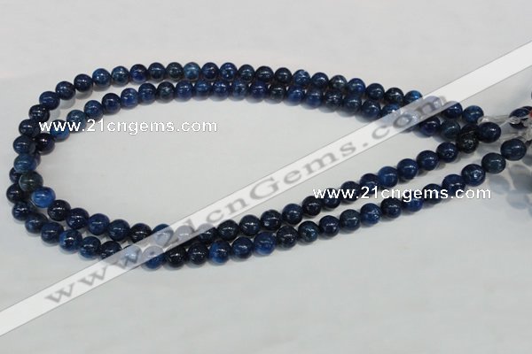 CKU101 15.5 inches 6mm round dyed kunzite beads wholesale