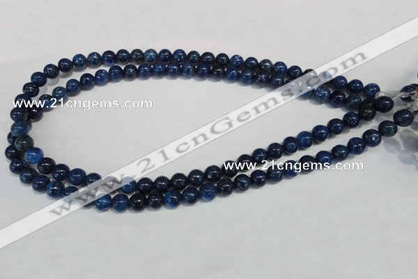 CKU102 15.5 inches 8mm round dyed kunzite beads wholesale