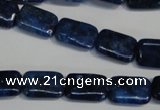 CKU123 15.5 inches 10*14mm rectangle dyed kunzite beads wholesale