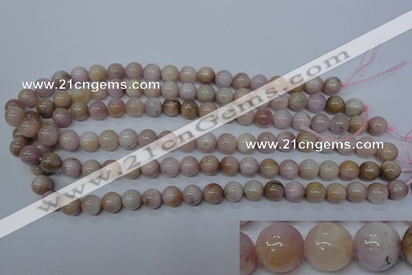 CKU203 15.5 inches 8mm round pink kunzite beads wholesale