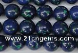 CLA404 15.5 inches 12mm round synthetic lapis lazuli beads