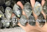 CLB1005 15.5 inches 18*35mm - 25*45mm marquise labradorite beads