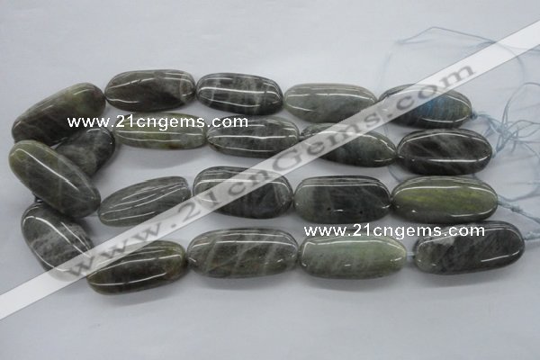 CLB136 15.5 inches 20*40mm oval labradorite gemstone beads