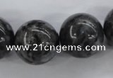 CLB358 15.5 inches 20mm round black labradorite beads wholesale