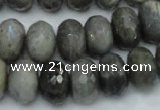 CLB60 15.5 inches 12*18mm faceted rondelle labradorite beads