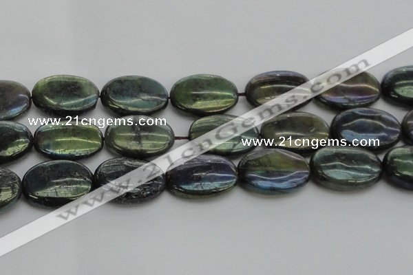 CLB655 15.5 inches 30*40mm oval AB-color labradorite beads