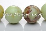 CLE22 16mm lemon turquoise round gemstone beads Wholesale