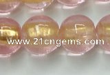 CLG845 15.5 inches 14mm round lampwork glass beads wholesale