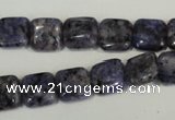 CLJ263 15.5 inches 10*10mm square dyed sesame jasper beads wholesale