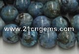 CLR05 16 inches 14mm round larimar gemstone beads wholesale