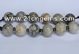 CLS252 7.5 inches 30mm round large chrysanthemum agate beads