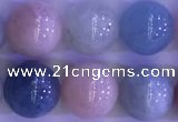 CMG363 15.5 inches 10mm round natural morganite gemstone beads