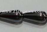 CMH140 15.5 inches 8*16mm teardrop magnetic hematite beads