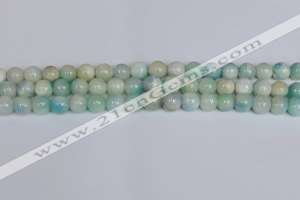 CMJ1191 15.5 inches 8mm round jade beads wholesale