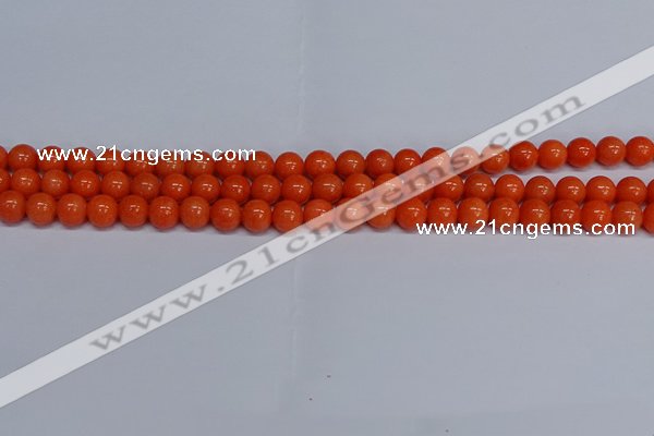 CMJ143 15.5 inches 8mm round Mashan jade beads wholesale