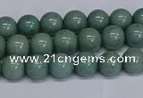 CMJ283 15.5 inches 8mm round Mashan jade beads wholesale