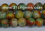 CMJ501 15.5 inches 10mm round rainbow jade beads wholesale