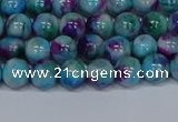CMJ687 15.5 inches 4mm round rainbow jade beads wholesale