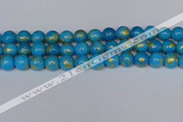 CMJ954 15.5 inches 12mm round Mashan jade beads wholesale