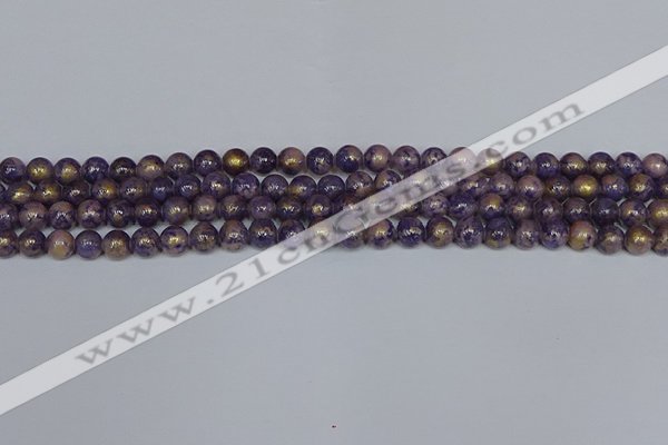 CMJ995 15.5 inches 4mm round Mashan jade beads wholesale