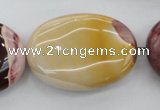 CMK144 15.5 inches 25*35mm oval mookaite beads wholesale